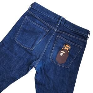32" Waist M Bape 2008 Baby Milo Slim Taper Jeans